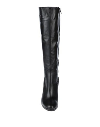 Shop Albano Knee Boots In Black