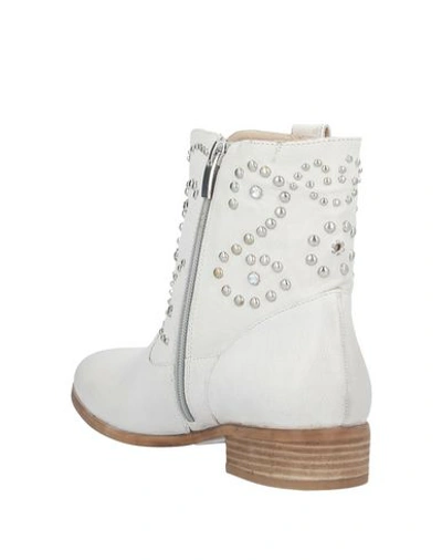 Shop Bruno Premi Ankle Boots In Light Grey