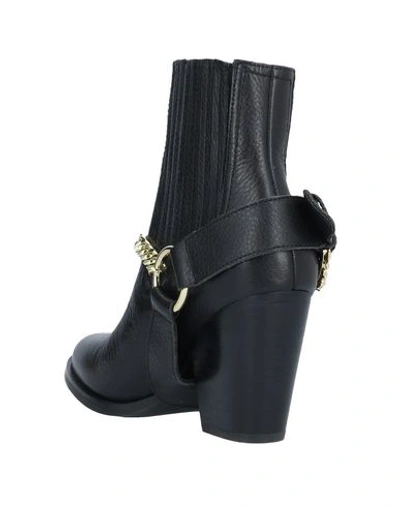 Shop Versace Jeans Couture Ankle Boots In Black