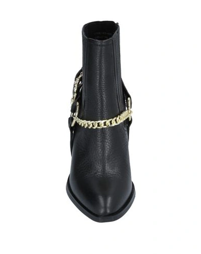 Shop Versace Jeans Couture Ankle Boots In Black