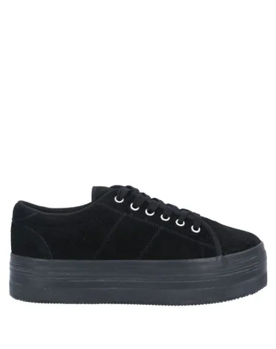 Shop Jc Play By Jeffrey Campbell Woman Sneakers Black Size 10 Soft Leather