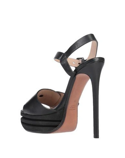 Shop Deimille Sandals In Black