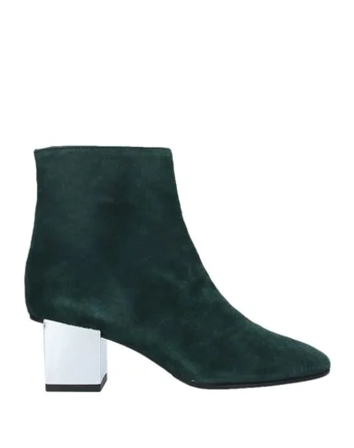 Shop Marc Ellis Ankle Boots In Dark Green