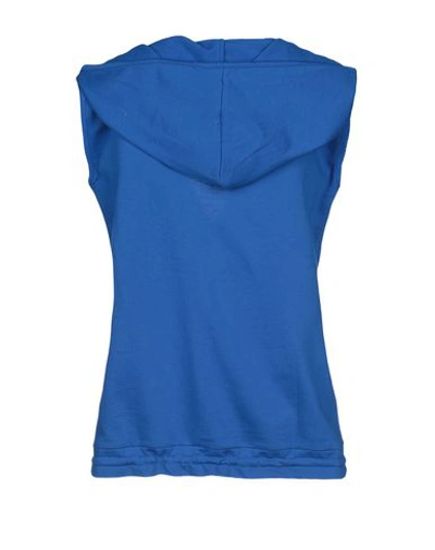 Shop Fendi Hooded Sweatshirt In Blue