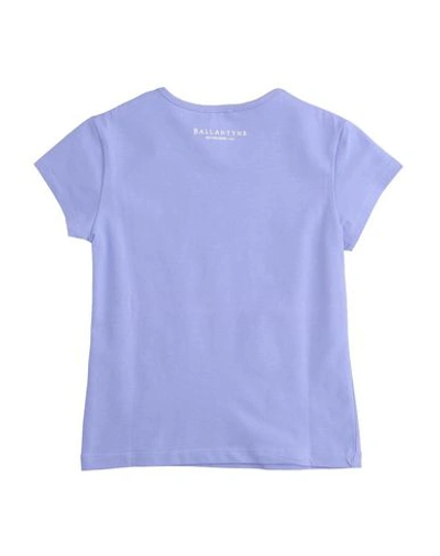 Shop Ballantyne T-shirts In Lilac