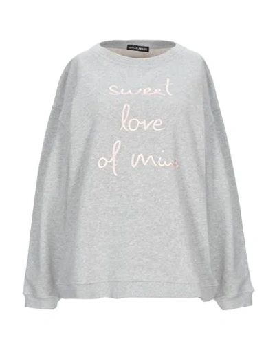 Shop Malaika Raiss Sweatshirts In Light Grey
