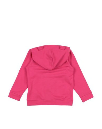 Shop Philipp Plein Toddler Girl Sweatshirt Fuchsia Size 3 Cotton, Elastane In Pink