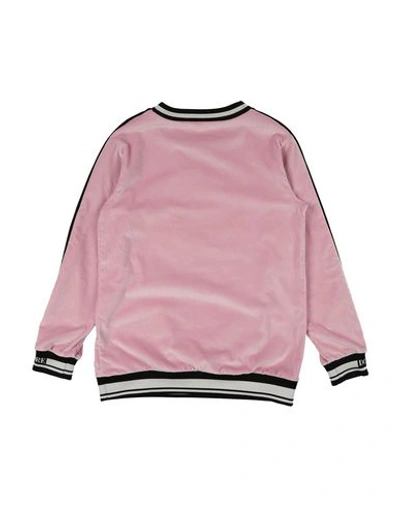 Shop Dolce & Gabbana Toddler Girl Sweatshirt Pink Size 4 Cotton, Elastane, Polyester, Viscose, Silk