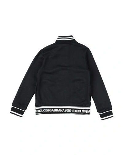 Shop Dolce & Gabbana Toddler Girl Sweatshirt Black Size 7 Cotton, Polyester, Viscose