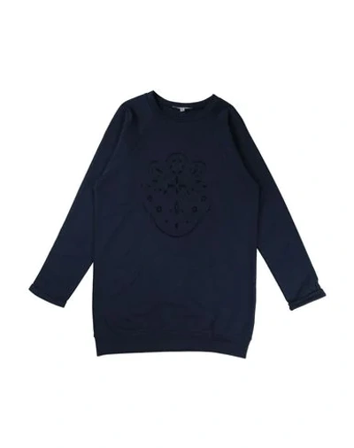 Shop Patrizia Pepe Sweatshirts In Dark Blue