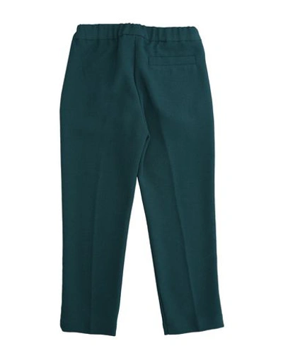 Shop Mauro Grifoni Casual Pants In Deep Jade