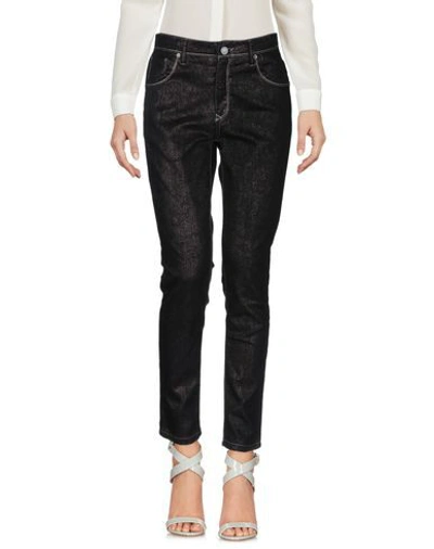 Shop Purple Jeans In Black