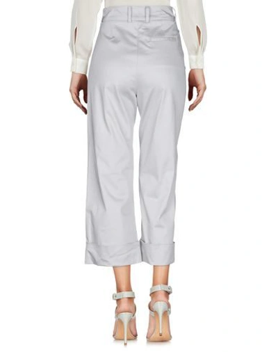 Shop Silvia Tcherassi Pants In Light Grey