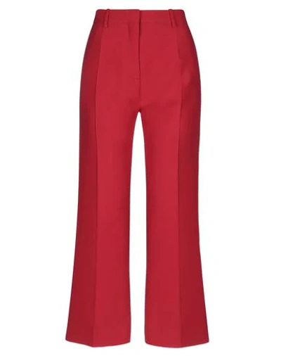 Shop Valentino Pants In Red