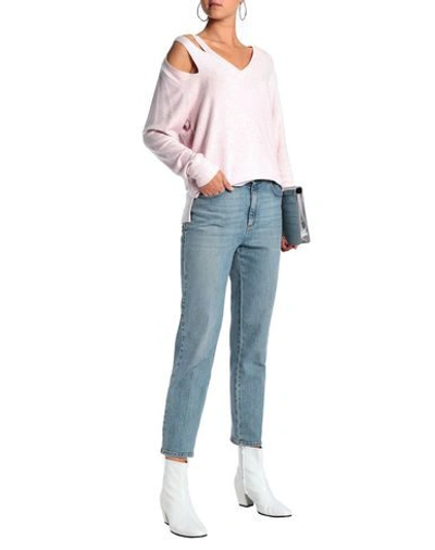 Shop Lna Sweaters In Light Pink