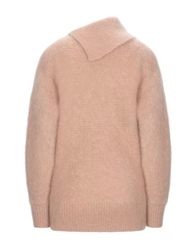 Shop Zimmermann Turtlenecks In Pale Pink