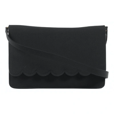 Pre-owned Manolo Blahnik Cloth Handbag In Black