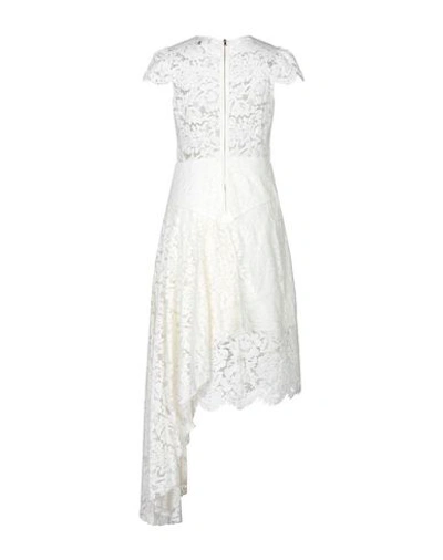 Shop Milly 3/4 Length Dresses In White