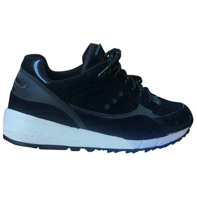 Pre-owned Saucony Black Suede Trainers