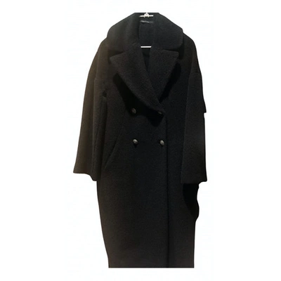 Pre-owned Tagliatore Wool Coat In Black