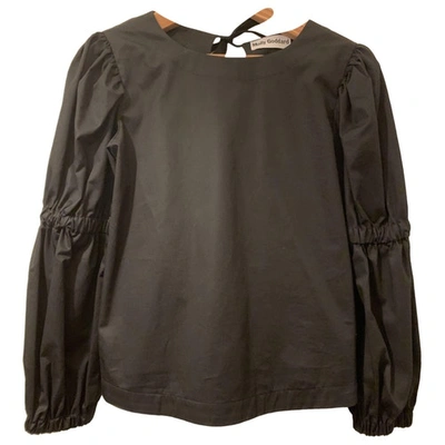 Pre-owned Molly Goddard Black Cotton Top