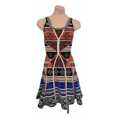 Pre-owned Diane Von Furstenberg Mid-length Dress In Multicolour