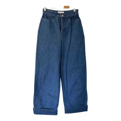 Pre-owned Kowtow Blue Cotton Jeans