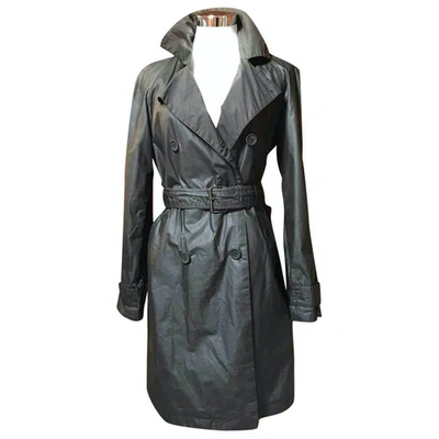 Pre-owned Belstaff Black Cotton Trench Coat