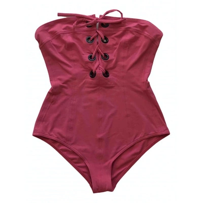 Pre-owned Eres Pink Cotton - Elasthane Swimwear