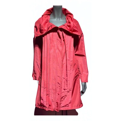 Pre-owned Paul Smith Trench Coat In Pink