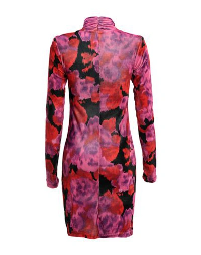 Shop Richard Quinn Woman Mini Dress Red Size 6 Polyester, Elastane