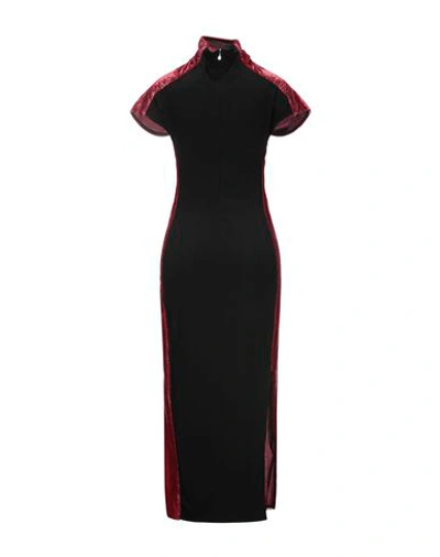 Shop Paula Knorr Midi Dresses In Maroon