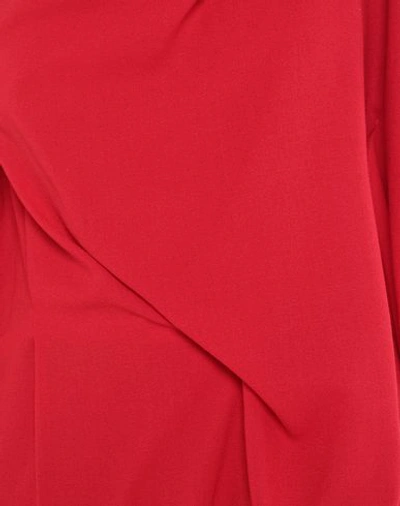 Shop Roland Mouret Midi Dress In Red