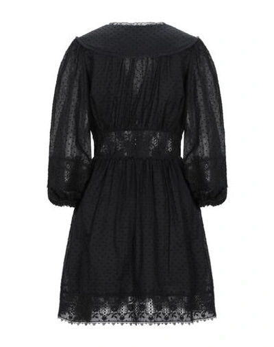 Shop Zimmermann Short Dresses In Black