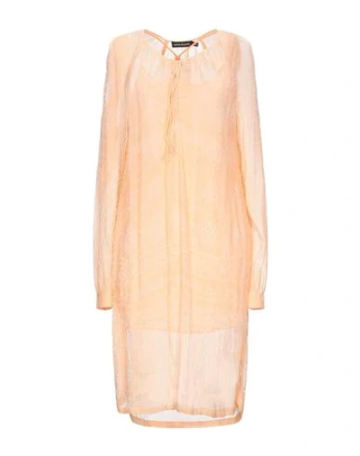 Shop Antik Batik Knee-length Dresses In Apricot