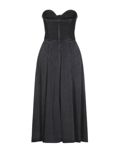 Shop Ksenia Schnaider Denim Dress In Black