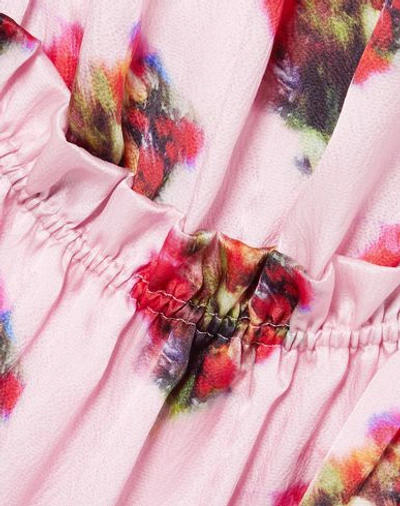 Shop Adam Lippes Woman Midi Dress Pink Size 12 Silk