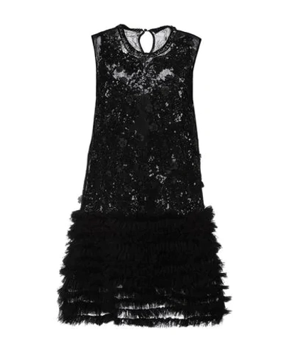 Shop Amen Couture Short Dress In Black