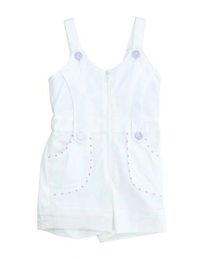 Shop Alviero Martini 1a Classe Baby Overalls In White