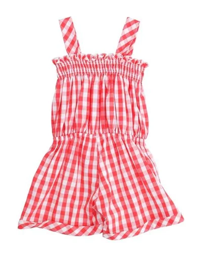 Shop Peuterey Baby Overalls In Red