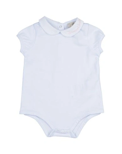 Shop Armani Junior Baby Overalls In White