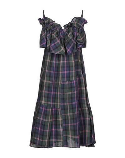 Shop Michel Klein Short Dresses In Purple