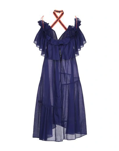 Shop Michel Klein Short Dresses In Blue