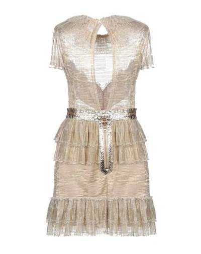 Shop Kristian Aadnevik Short Dresses In Platinum