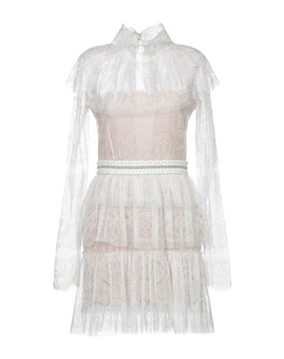 Shop Kristian Aadnevik Short Dresses In White
