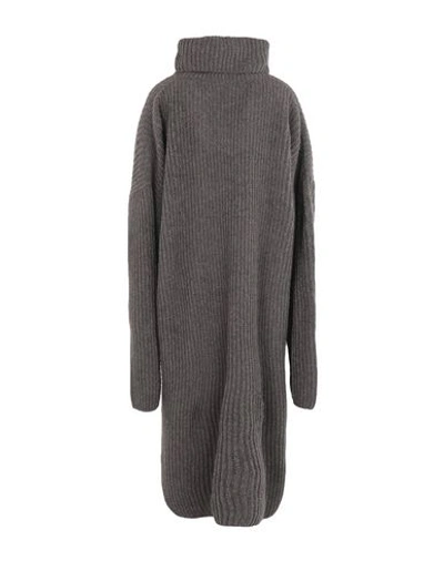 Shop Sartorial Monk Midi Dresses In Dove Grey