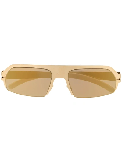 MYKITA X BERNHARD WILLHELM LOST SQUARE-FRAME SUNGLASSES 