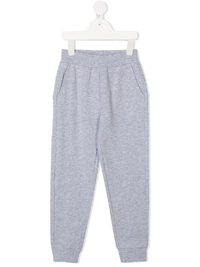 Monnalisa Ruffle-trim Track Pants In Grey