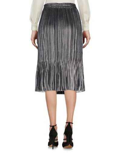 Shop Maison Scotch 3/4 Length Skirts In Steel Grey