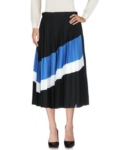 Shop Sportmax Code 3/4 Length Skirts In Black